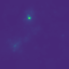 the joint reconstruction of channel 1: the peak and the structure below it